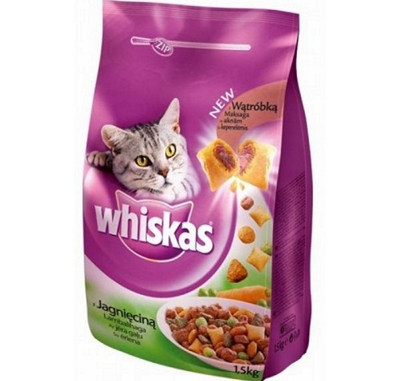 Whiskas 1,5 kg Kuzu Havuç Kedi Kuru Maması -