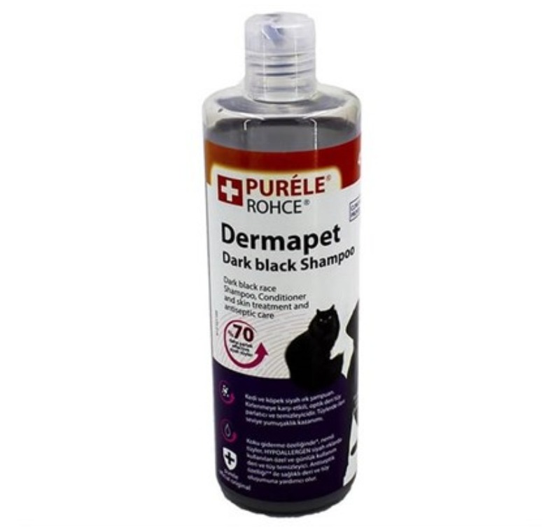 Purele Dermapet Siyah Kedi ve Köpek Şampuanı 450 ml