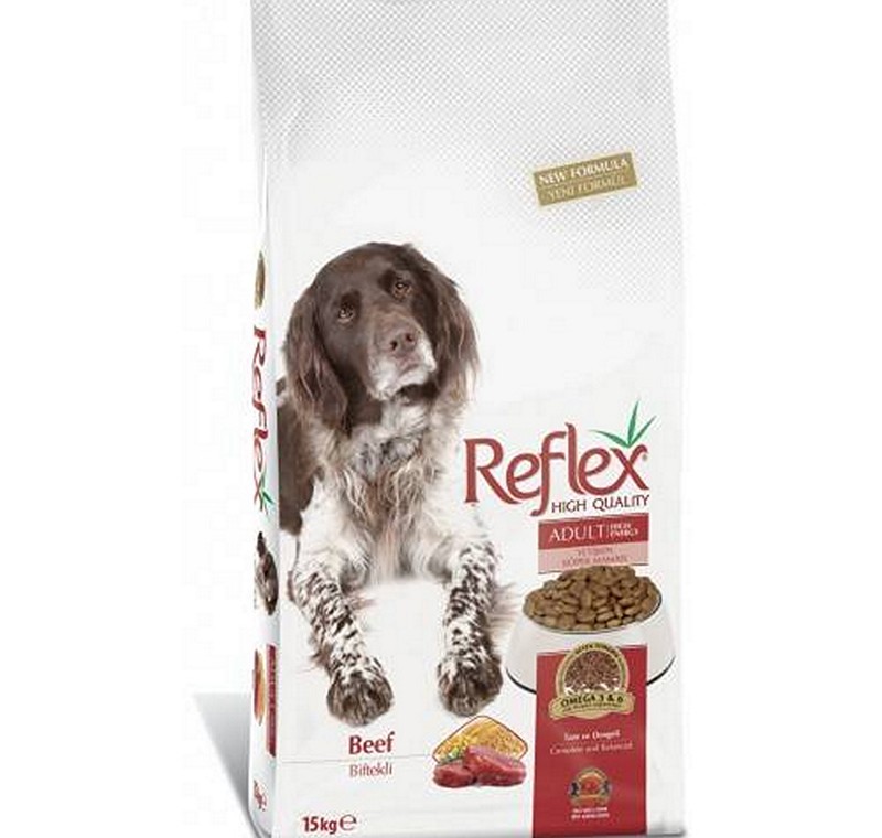 Reflex Biftekli Yetişkin Köpek Maması 15 Kg -