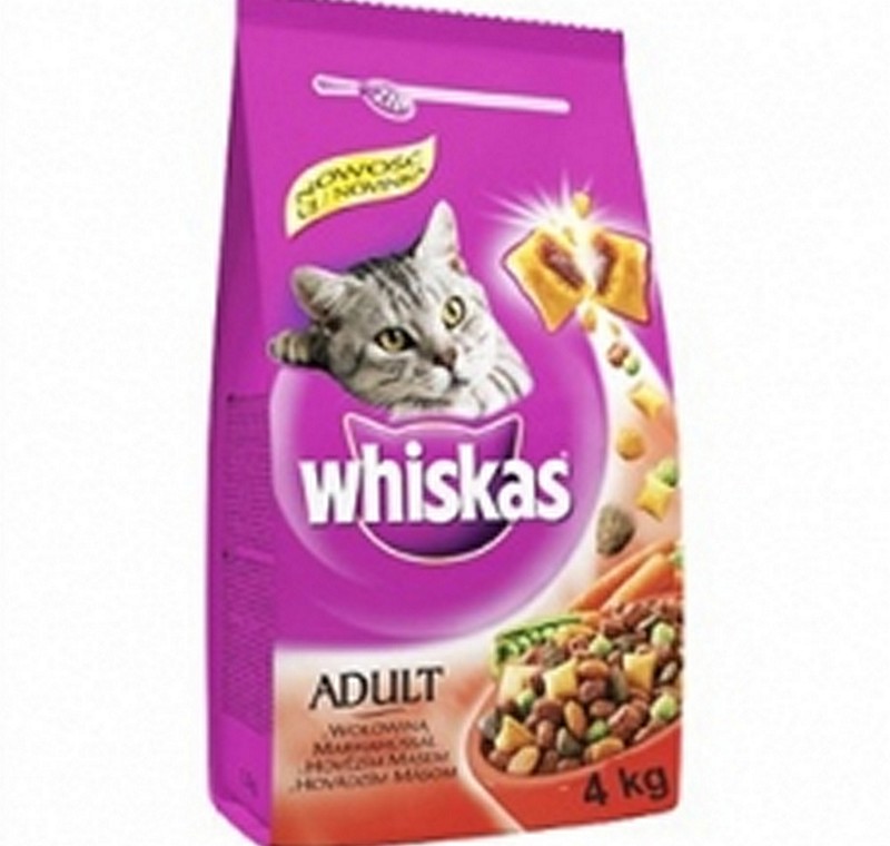 Whiskas Yetişkin Biftek ve Havuçlu Kedi Kuru Maması 4 Kg. -