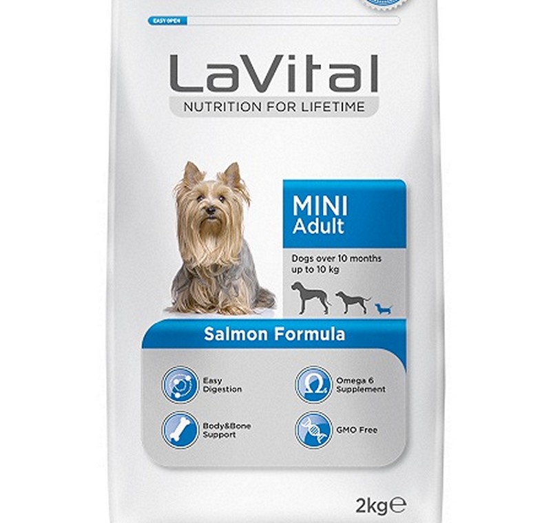 LA VITAL DOG MINI ADULT SALMON 2  KG -