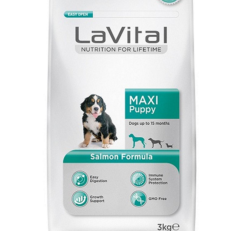 LA VITAL DOG MAXI PUPPY SALMON 3  KG -