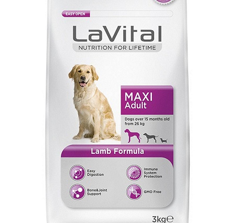 LA VITAL DOG MAXI ADULT LAMB 3 KG -