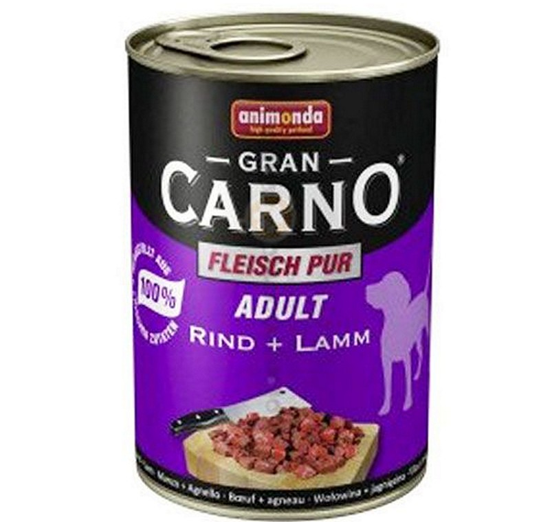 Gran Carno Sığır ve Kuzu Etli Köpek Yaş Maması 400g -200-082733