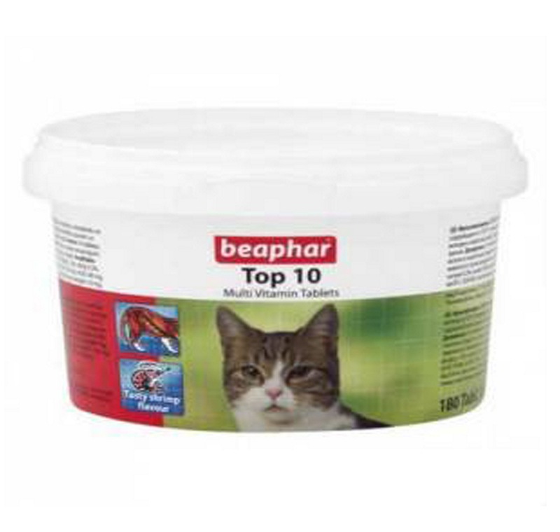 Beaphar Top 10 Kedi Multivitamin 180 Tablet -