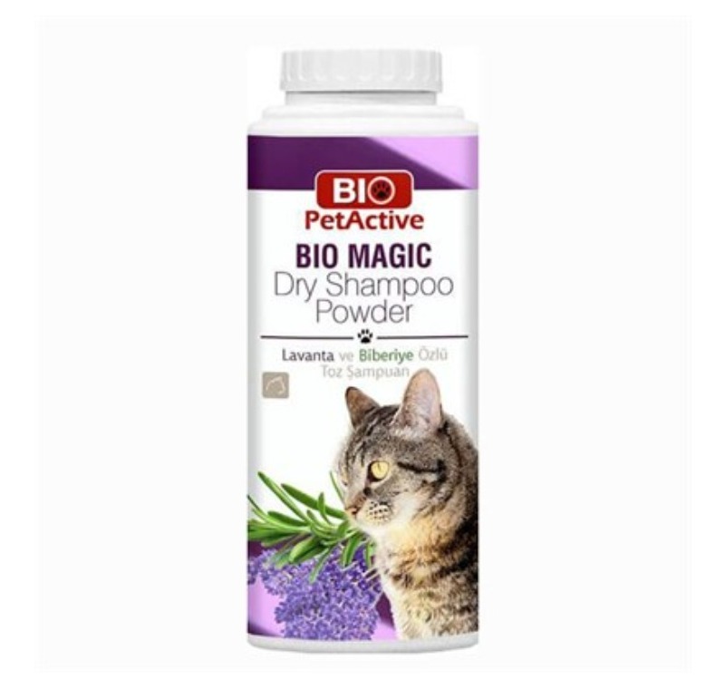 Bio Pet Lavanta ve Biberiye Özlü Toz Kedi Şampuanı 150 gr -412-SBMCAT150