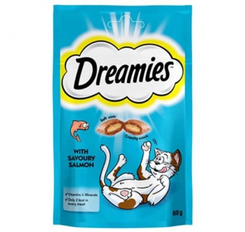 Dreamies With Savoury Salmon 60gr. -329224