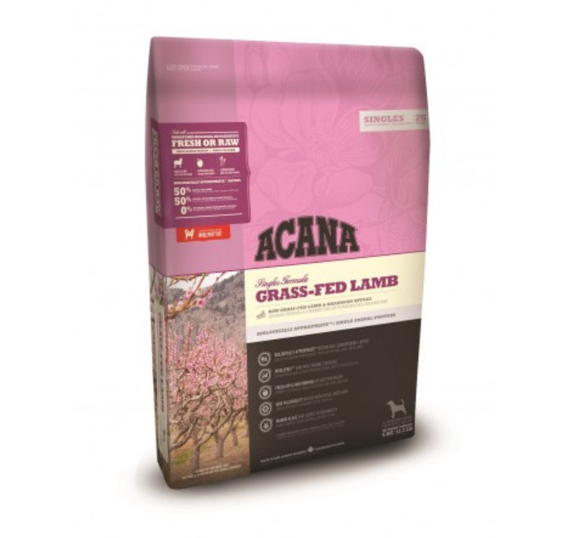 ACANAACANA Grass-Fed Lamb - Kuzulu Elmalı Köpek Maması - Tüm ırk&Tüm yaşam evreleri için-2 kg