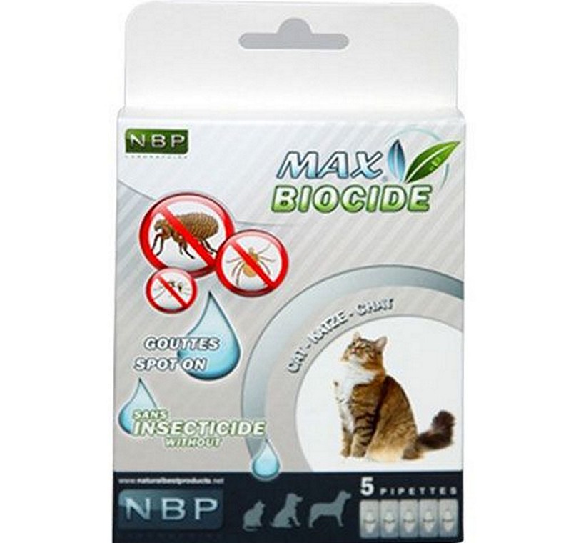 Herba Max Biocide Bitkisel Kene ve Pire Kedi Ense Damlası 5’li
