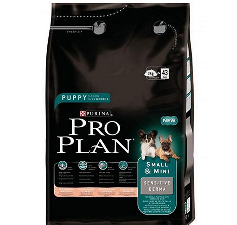 Pro Plan Yavru Küçük Irk Köpekler İçin Tavuklu ve Pirinçli Köpek Maması 3 Kg. -