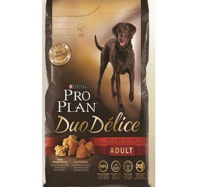 Pro Plan Duo Delice Adult Gerçek Sığır Etli Yetişkin Köpek Maması 2.5 Kg. -