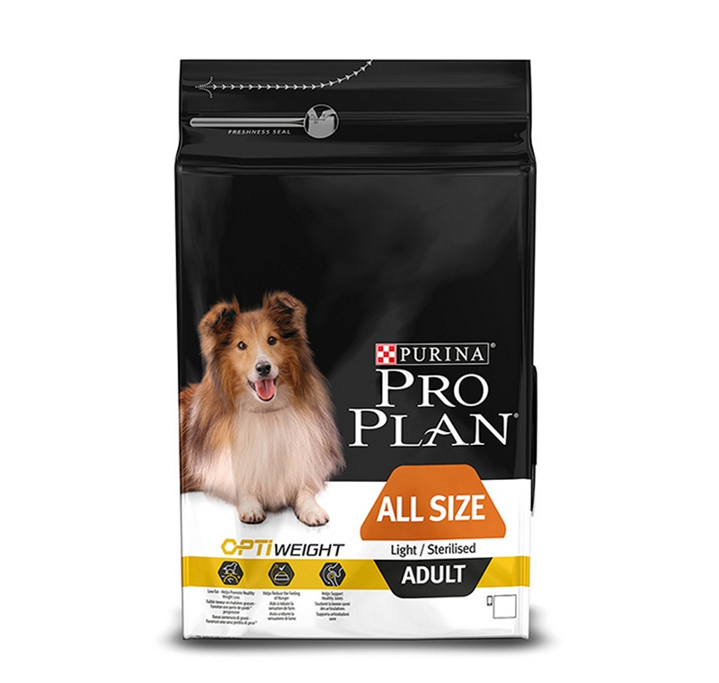Pro Plan Light/Sterilised Düşük Kalori ve Kısırlaştırılmış Köpek Maması 14 Kg. -
