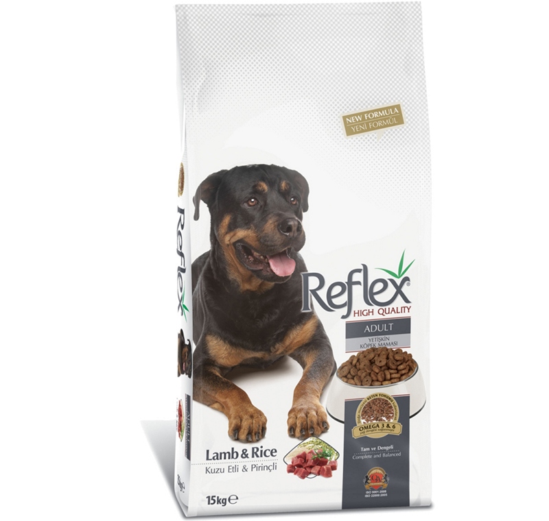 Reflex Kuzu & Prinçli Yetişkin Köpek Maması 15 Kg. -