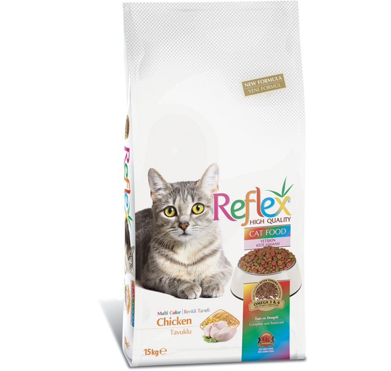 Reflex Renkli Yetişkin Kedi Maması 15 Kg